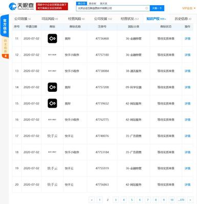 快手布局小程序生態，關聯公司注冊“快手小程序”商標